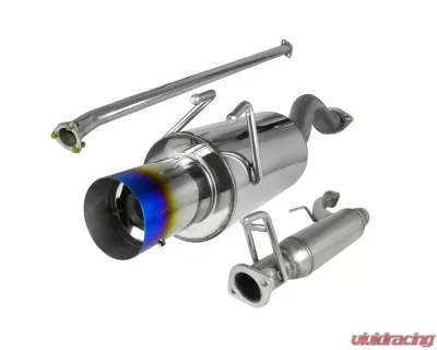 Spec-D T-304 Stainless Steel N1 Style Catback Exhaust System w/ Burnt Tip Honda Civic 2006-2011 - MFCAT2-CV064T-SD