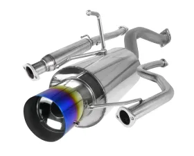 Spec-D T-304 Stainless Steel N1 Style Catback Exhaust System w/ Burnt Tip Honda Civic 1992-2000