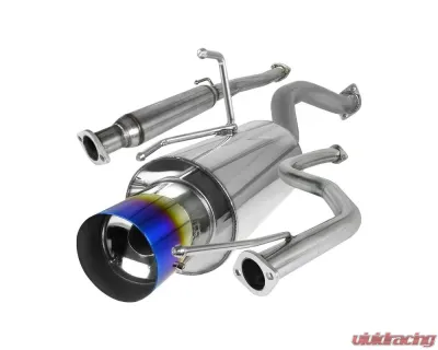 Spec-D T-304 Stainless Steel N1 Style Catback Exhaust System w/ Burnt Tip Honda Civic 1992-2000 - MFCAT2-CV92T-SD