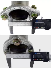 Spec-D T-304 Stainless Steel N1 Style Catback Exhaust System Honda Civic 1992-2000                                     - MFCAT2-CV92 - Image 3