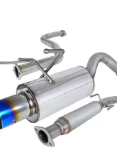 Spec-D T-304 Stainless Steel N1 Style Catback Exhaust System w/ Burnt Tip Honda Civic 1996-2000                                     - MFCAT2-CV963T-SD - Image 8