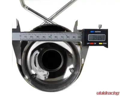 Spec-D T-304 Stainless Steel N1 Style Catback Exhaust System w/ Burnt Tip Honda Civic 1996-2000 - MFCAT2-CV963T-SD
