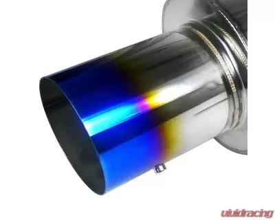 Spec-D T-304 Stainless Steel N1 Style Catback Exhaust System w/ Burnt Tip Honda Civic 1996-2000 - MFCAT2-CV963T-SD
