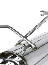 Spec-D T-304 Stainless Steel N1 Style Catback Exhaust System w/ Burnt Tip Honda Civic 1996-2000                                     - MFCAT2-CV963T-SD - Image 6
