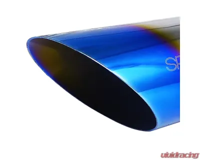 Spec-D T-304 Stainless Steel N1 Style Dual Catback Exhaust System w/ Slanted Burnt Tips Ford F-150 2004-2008 - MFCAT2-F15004-SD