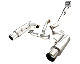 Spec-D T-304 Stainless Steel N1 Style Dual Muffler Catback Exhaust System Scion | Subaru | Toyota 2012-2017