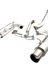 Spec-D T-304 Stainless Steel N1 Style Dual Muffler Catback Exhaust System Scion | Subaru | Toyota 2012-2017                                     - MFCAT2-FRS12 - Image 10