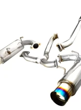 Spec-D T-304 Stainless Steel N1 Style Dual Muffler Catback Exhaust System w/ Burnt Tip Scion | Subaru | Toyota 2012-2017                                     - MFCAT2-FRS12T-SD - Image 10