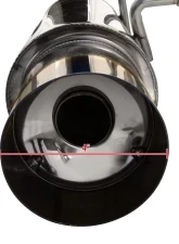 Spec-D T-304 Stainless Steel N1 Style Dual Muffler Catback Exhaust System w/ Burnt Tip Scion | Subaru | Toyota 2012-2017                                     - MFCAT2-FRS12T-SD - Image 3