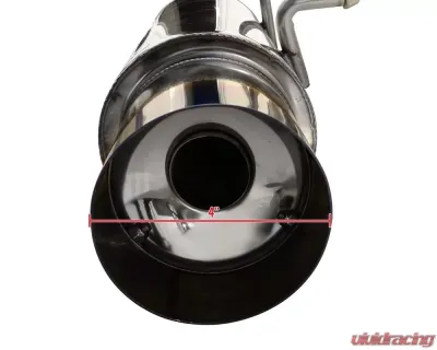 Spec-D T-304 Stainless Steel N1 Style Dual Muffler Catback Exhaust System w/ Burnt Tip Scion | Subaru | Toyota 2012-2017 - MFCAT2-FRS12T-SD