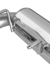 Spec-D T-304 Stainless Steel N1 Style Dual Muffler Catback Exhaust System w/ Burnt Tip Scion | Subaru | Toyota 2012-2017                                     - MFCAT2-FRS12T-SD - Image 5