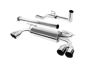 Spec-D T-304 Stainless Steel N1 Style Catback Exhaust System w/ Quad Tips Hyundai Genesis 2009-2014