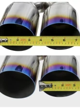 Spec-D T-304 Stainless Steel Catback Exhaust System w/ Burnt Tip Hyundai Genesis Coupe 2009-2014                                     - MFCAT2-GEN092T-SD - Image 2