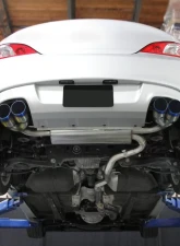 Spec-D T-304 Stainless Steel Catback Exhaust System w/ Burnt Tip Hyundai Genesis Coupe 2009-2014                                     - MFCAT2-GEN092T-SD - Image 4