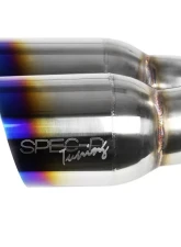 Spec-D T-304 Stainless Steel Catback Exhaust System w/ Burnt Tip Hyundai Genesis Coupe 2009-2014                                     - MFCAT2-GEN092T-SD - Image 7