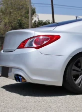 Spec-D T-304 Stainless Steel Catback Exhaust System w/ Burnt Tip Hyundai Genesis Coupe 2009-2014                                     - MFCAT2-GEN092T-SD - Image 10