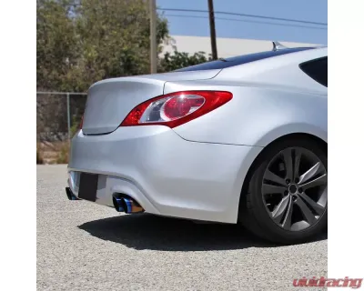 Spec-D T-304 Stainless Steel Catback Exhaust System w/ Burnt Tip Hyundai Genesis Coupe 2009-2014 - MFCAT2-GEN092T-SD