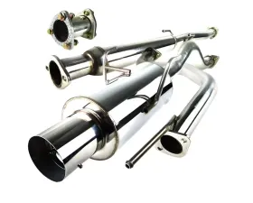 Spec-D T-304 Stainless Steel N1 Style Catback Exhaust System w/ Burnt Tip Acura Integra 1994-2001