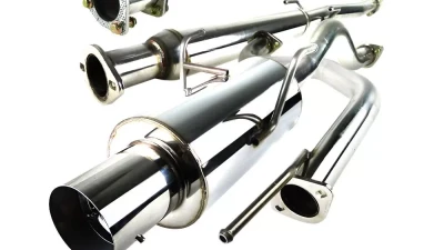 Spec-D T-304 Stainless Steel N1 Style Catback Exhaust System Acura Integra 1994-2001                                     - MFCAT2-INT94GSR - Image 5