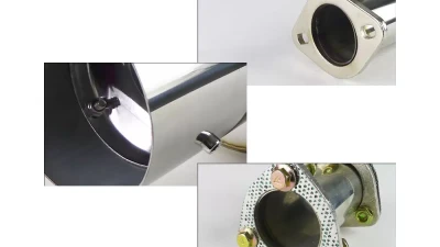 Spec-D T-304 Stainless Steel N1 Style Catback Exhaust System Acura Integra 1994-2001                                     - MFCAT2-INT94GSR - Image 3