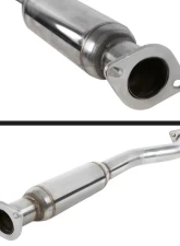 Spec-D T-304 Stainless Steel N1 Style Catback Exhaust System w/ Burnt Tip Lexus IS300 2001-2005                                     - MFCAT2-IS30001T-SD - Image 4