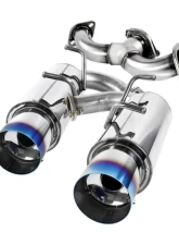 Spec-D T-304 Stainless Steel N1 Style Catback Exhaust System w/ Burnt Tip Mazda MX-5 Miata 2006-2008                                     - MFCAT2-MIA06T-SD - Image 8