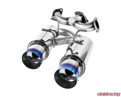 Spec-D T-304 Stainless Steel N1 Style Catback Exhaust System w/ Burnt Tip Mazda MX-5 Miata 2006-2008 - MFCAT2-MIA06T-SD