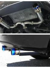 Spec-D T-304 Stainless Steel N1 Style Catback Exhaust System w/ Burnt Tip Mazda MX-5 Miata 2006-2008                                     - MFCAT2-MIA06T-SD - Image 8