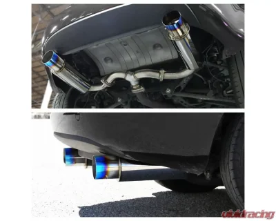 Spec-D T-304 Stainless Steel N1 Style Catback Exhaust System w/ Burnt Tip Mazda MX-5 Miata 2006-2008 - MFCAT2-MIA06T-SD