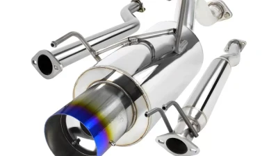 Spec-D T-304 Stainless Steel N1 Style Catback Exhaust System w/ Burnt Tip Acura RSX 2002-2006                                     - MFCAT2-RSX02T-SD - Image 10