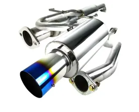 Spec-D T-304 Stainless Steel N1 Style Catback Exhaust System w/ Burnt Tip Scion tC 2005-2010