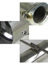 Spec-D T-304 Stainless Steel N1 Style Catback Exhaust System Scion tC 2005-2010                                     - MFCAT2-TC05 - Image 3