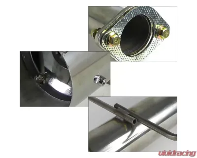 Spec-D T-304 Stainless Steel N1 Style Catback Exhaust System Scion tC 2005-2010 - MFCAT2-TC05
