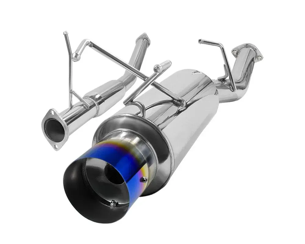 Spec-D T-304 Stainless Steel N1 Style Catback Exhaust System w/ Burnt Tip Nissan 240SX S13 1989-1994 - MFCAT3-240SX89T-SD