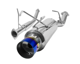 Spec-D T-304 Stainless Steel N1 Style Catback Exhaust System w/ Burnt Tip Nissan 240SX S13 1989-1994