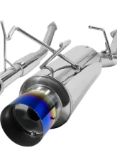 Spec-D T-304 Stainless Steel N1 Style Catback Exhaust System w/ Burnt Tip Nissan 240SX S13 1989-1994                                     - MFCAT3-240SX89T-SD - Image 10