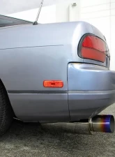 Spec-D T-304 Stainless Steel N1 Style Catback Exhaust System w/ Burnt Tip Nissan 240SX S13 1989-1994                                     - MFCAT3-240SX89T-SD - Image 10