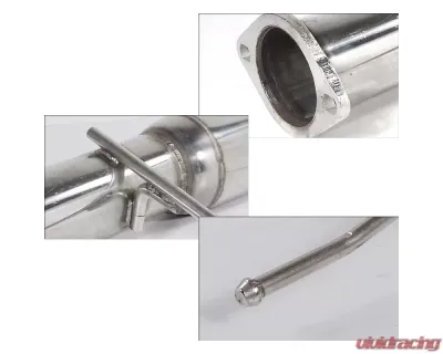 Spec-D T-304 Stainless Steel N1 Style Catback Exhaust System Nissan 240SX S13 1989-1994 - MFCAT3-240SX89