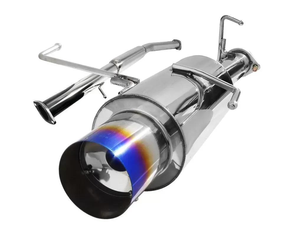 Spec-D T-304 Stainless Steel N1 Style Catback Exhaust System w/ Burnt Tip Nissan 240SX S14 1995-1998 - MFCAT3-240SX95T-SD