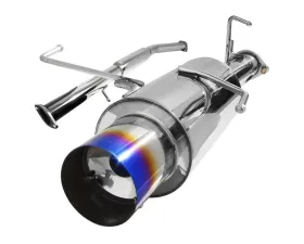 Spec-D T-304 Stainless Steel N1 Style Catback Exhaust System w/ Burnt Tip Nissan 240SX S14 1995-1998