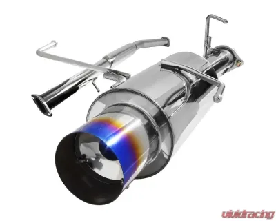 Spec-D T-304 Stainless Steel N1 Style Catback Exhaust System w/ Burnt Tip Nissan 240SX S14 1995-1998 - MFCAT3-240SX95T-SD