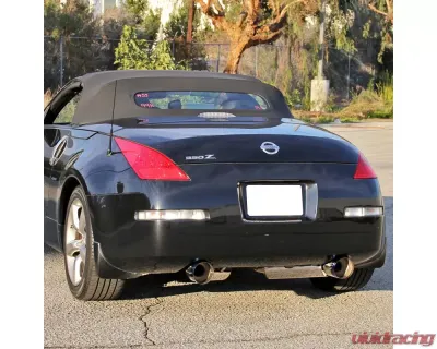 Spec-D T-304 Stainless Steel N1 Style Dual Catback Exhaust System w/ Burnt Tip Nissan 350Z 2003-2009 - MFCAT3-350Z03-SD