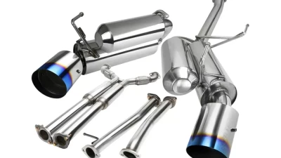 Spec-D Stainless Steel Dual Catback Exhaust System (Burnt Tip) Infiniti G35 2003-2007                                     - MFCAT3-G35032-SD - Image 10