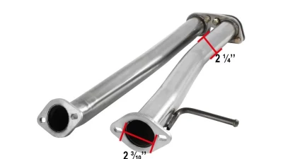 Spec-D Stainless Steel Dual Catback Exhaust System (Burnt Tip) Infiniti G35 2003-2007                                     - MFCAT3-G35032-SD - Image 3