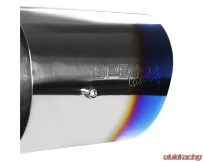 Spec-D Stainless Steel Dual Catback Exhaust System (Burnt Tip) Infiniti G35 2003-2007 - MFCAT3-G35032-SD
