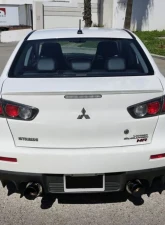 Spec-D T-304 Stainless Steel N1 Style Dual Catback Exhaust System w/ Burnt Tip Mitsubishi Lancer Evolution X 2008-2015                                     - MFCAT3-LAN08T-SD - Image 10