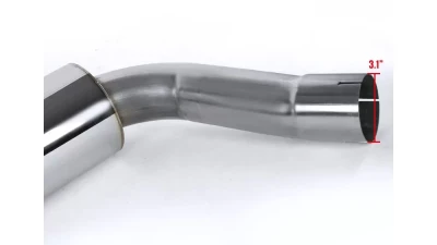 Spec-D Dual Catback Exhaust System (Burnt Tip) Ford Mustang 2015-2021                                     - MFCAT3-MST15L23T-SD - Image 6