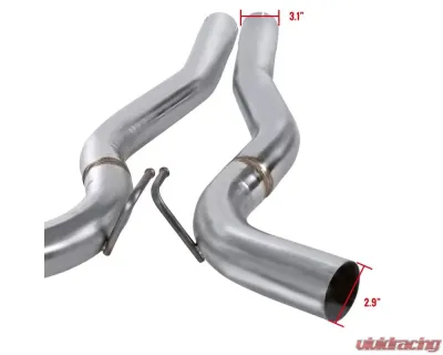 Spec-D Dual Catback Exhaust System (Burnt Tip) Ford Mustang 2015-2021 - MFCAT3-MST15L23T-SD