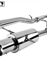 Spec-D T-304 Stainless Steel N1 Style Catback Exhaust System Subaru Impreza WRX STI 2002-2007                                     - MFCAT3-WRX02 - Image 3