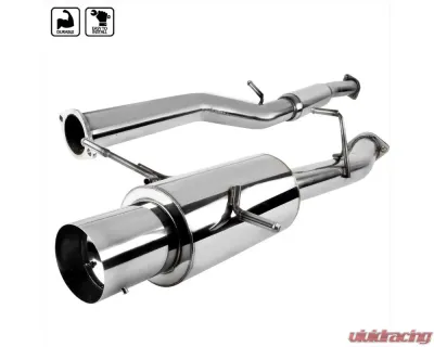 Spec-D T-304 Stainless Steel N1 Style Catback Exhaust System Subaru Impreza WRX STI 2002-2007 - MFCAT3-WRX02